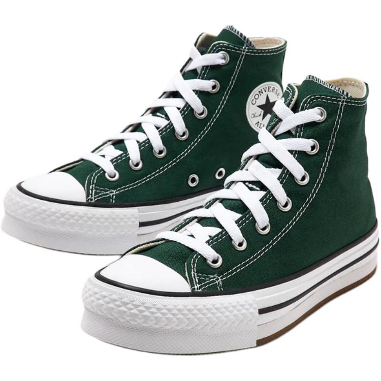 Converse Chuck Taylor All Star Удобные Универсальные Защита от ударов Прочные Низкие Детские парусиновые кеды Детские кеды Зеленые A09291C