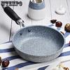 Durable Stone Frying Pan28/26/24/20cm Wok Non-stick Pan Skillet Cauldron Induction Cooker Pans Pancake Egg Gas Stove Home