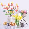 Easter Egg Tree Branch Colorful Painting Foam Egg Flower Fake Plant DIY Easter Decoration Wedding Festival Party Home Vase Decor