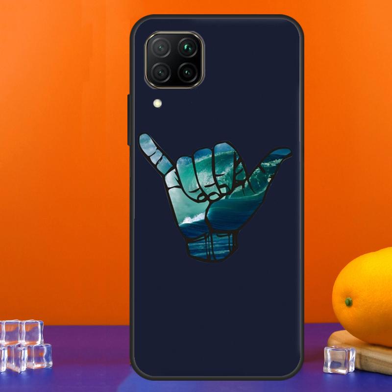 Чехол для Huawei Nova 12s 12i 11i 5T 9 10 SE Y91 Y90 Y60 Y70 Y72 Y61 P60 Pro P20 P40 P30 Lite с рисунком Серфер Surf Hang Loose Shaka