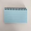 Portable Notebook Horizontal Line Coil Note Book Simple Pocket Index Card  Students