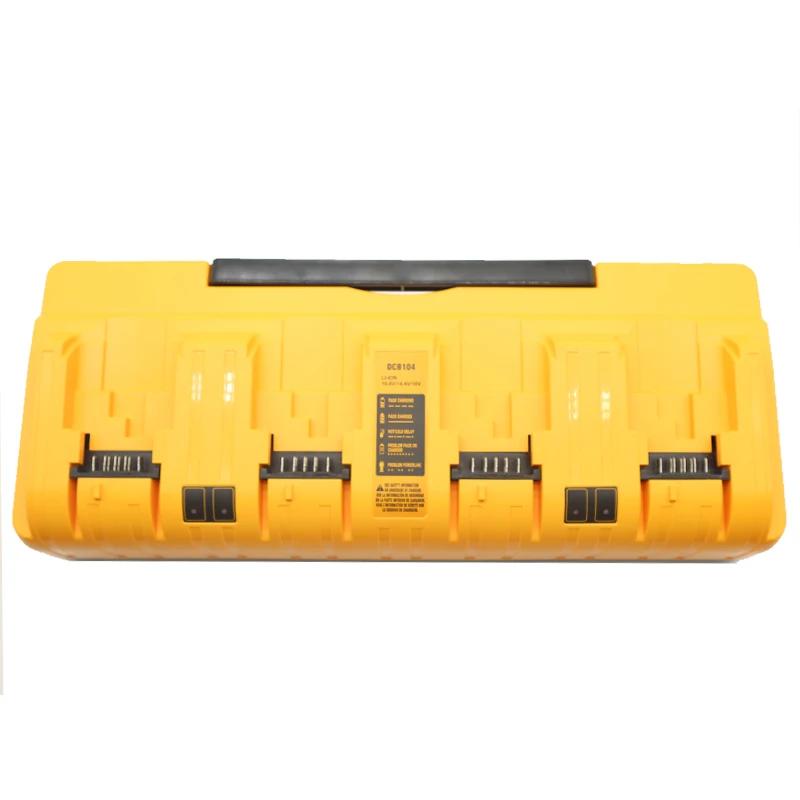 DCB104 Lithium Battery Charger 4-Port 3A Current For 10.8V 12V 14.4V 18V For FlexVolt 20V 60V DCB127 DCB105 DCB118 DCB112
