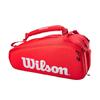 Сумка для теннисной/бадминтонной ракетки Wilson Super PK Красная (СУПЕР ТУР 15 ПК)