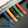 5 цветов Фторкаучуковый Ремешок для часов Для IWC Engineer IW328903 IW328901 IW328902 Водонепроницаемый FKM Ремешок для часов Мужской Резиновый Браслет