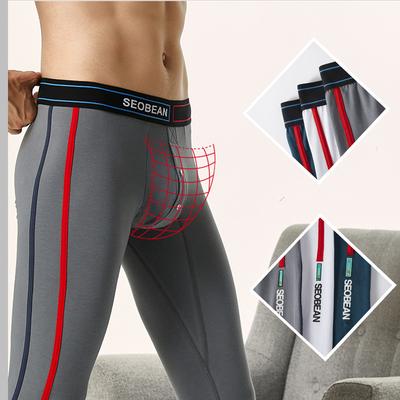 Термобелье Брюки Мужские Зимние Хлопковые Длинные Джонсы Узкие Брюки Компрессионные Узкие Брюки