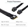 Cablecc Ultraport Slimline SAS Slim 8i to Dual 4i Mini SAS HD Cable PCI-E 4.0 SFF-8654 74-pin SFF-8643 PCI-Express