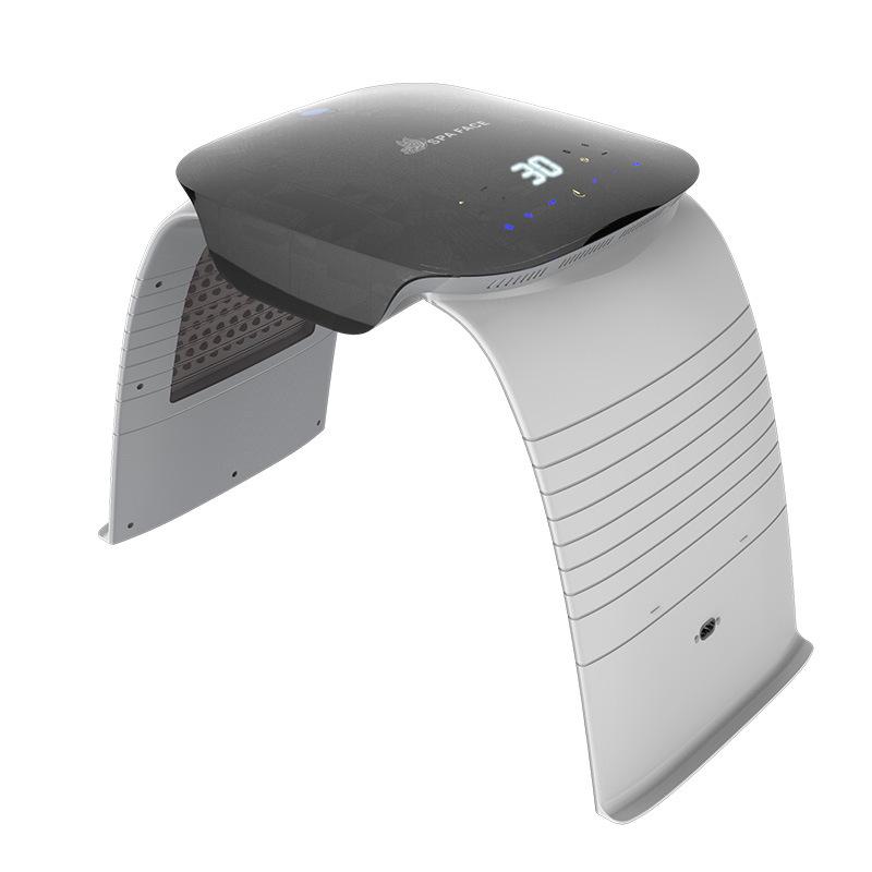 LED Seven-Color Light Mask Spectrometer for Skin Rejuvenation with Cold & Hot Spray