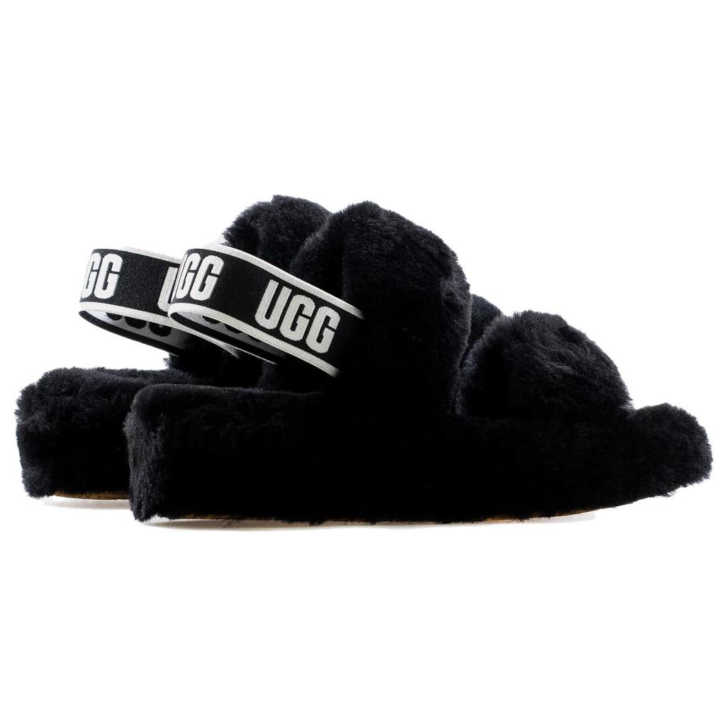 UGG О да Сандалии на толстой подошве Черные Женские 1107953-BLK