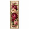 Peony Floral Dinning Table Runner Rectangular Elephant Print Table Cover  Wedding Parties
