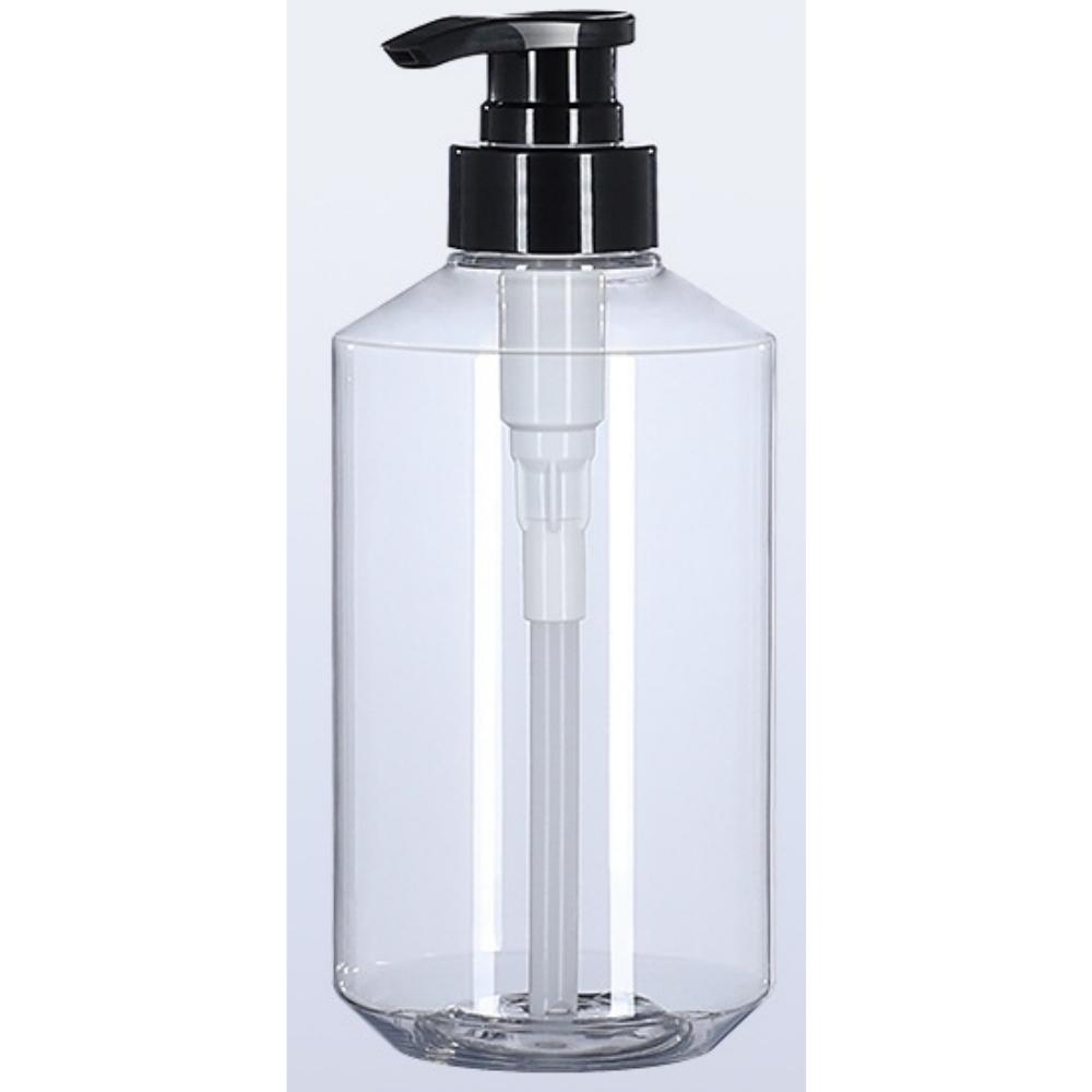 300ml 500ml PET Refillable Pump Bottles Empty Plastic Shampoo Bottles with PP Pump Head Leak Proof Travel Cosmetic Containers