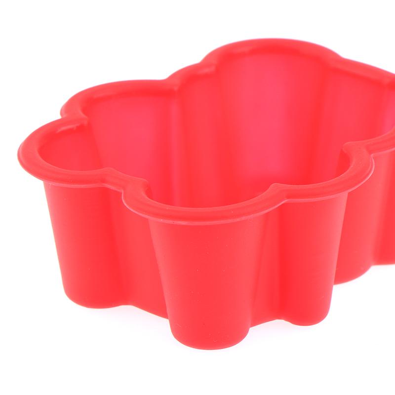 5 шт. 7 см Креативная силиконовая форма для маффинов в виде медведя, форма для кексов, форма для выпечки своими руками, цвет случайный