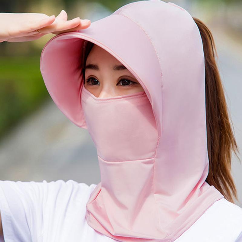 Защитный чехол на шею, солнцезащитные шляпы, женская шляпа с широкими полями, дышащая складная летняя анти-УФ-летняя уличная кепка, женская