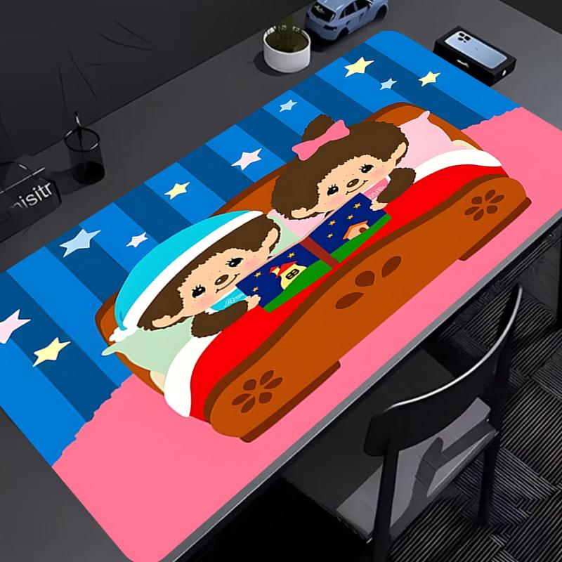 Monchhichi Mouse Pad - Non-Slip Rubber Base, Smooth Surface for Work,Gaming,Office,And Home Use, Desk Mouse Pad