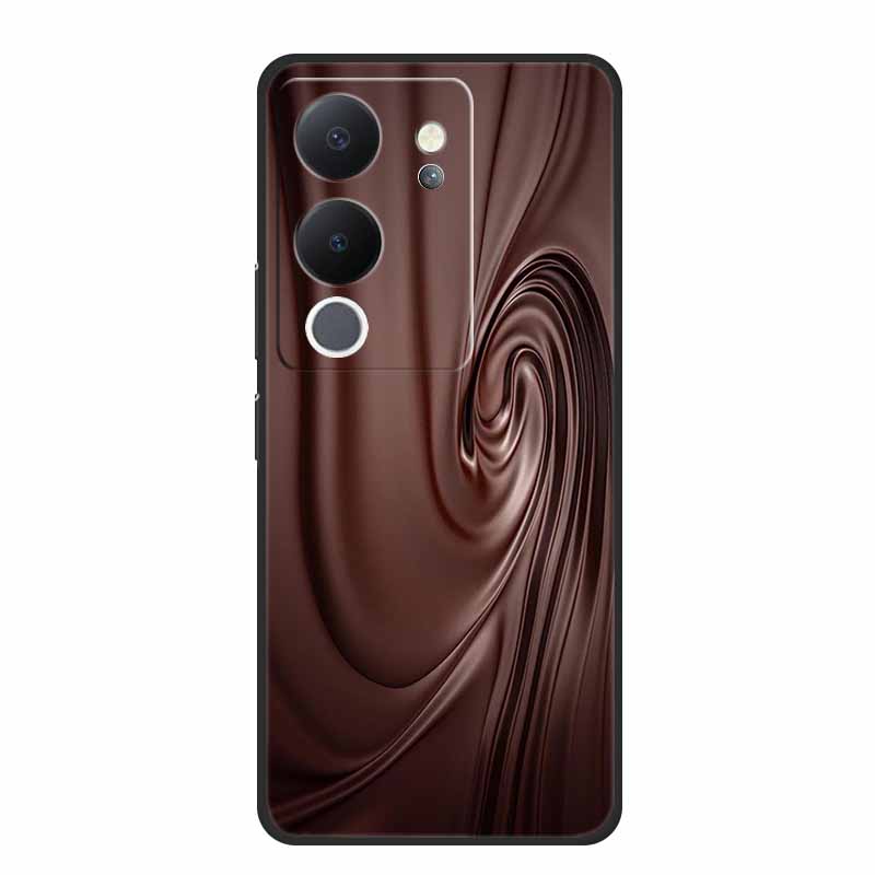 6.67" Чехол для Vivo V30 Lite Черный Силикон Мягкие Чехлы для Телефона Для Vivo V30 Lite Задняя Крышка Чехол V 30 Lite Funda Coque Оболочка Capas