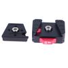 Quick Release Mount Plate Board Anti-Shake Clamp V Port For Tripod Dslr Cage