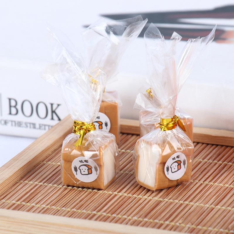 2Bag Dollhouse Mini Mini Toast Bread Ролевая кукольная еда 1/12 Декор для кукольного домика