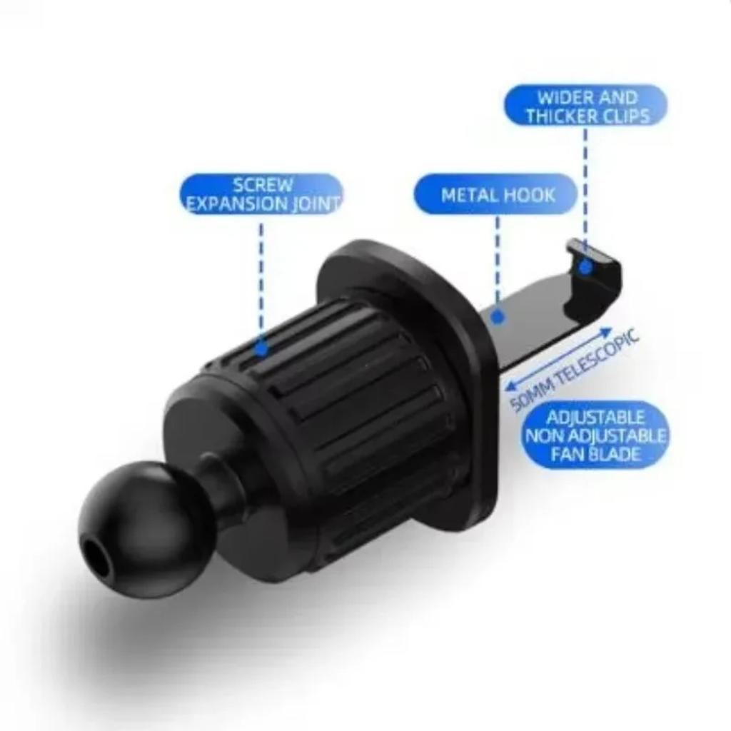 Новый держатель для телефона Gravity Car Phone Holder - прочное крепление на вентиляционную решетку для надежного удержания, регулируемая подставка для мобильного телефона для громкой связи