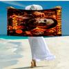 Custom Name Ultra-Soft Beach Towel with Halloween horror Theme,Ideal for Pool - Camping, Diving - Perfect Travel Essential, Vibrant Beach Towel.