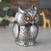 Металлическая копилка в виде совы Реалистичный контейнер для хранения наличных монет в форме совы Детская взрослая копилка для денег в виде животного Банка-банка Декор для рабочего стола