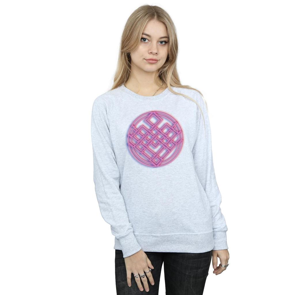 Marvel Женский/женский свитшот с неоновой иконкой «Шан-Чи и легенда десяти колец»