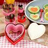 3/5/7/8Pcs Heart Cookie Cutter Valentine's Day Love Heart Shape Biscuit Cutters Stainless Steel Baking Cutter Mold for Cookies Sandwiches Biscuits