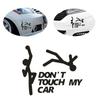 Creative Don't Touch My Car Car Sticker Decals - Funny Exterior Auto Decals for Car Window Accessories