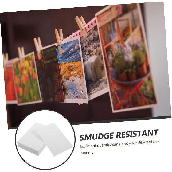 100 листов 6-дюймовой глянцевой фотобумаги для принтеров - Высокоглянцевое покрытие, идеально подходит для рукоделия и профессиональной фотопечати