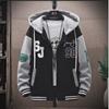 Youth Baseball Jacket for Boys (16-18), Trendy High School Style