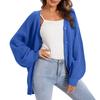Women's Cardigan Sweater Button-Down Long Sleeve Oversized Knit Cardigans