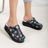 Women’s Anti-Slip Medical Clogs - Toots Printed - Orthopedic Comfort for Dentists, Nurses, Doctors, Midwives