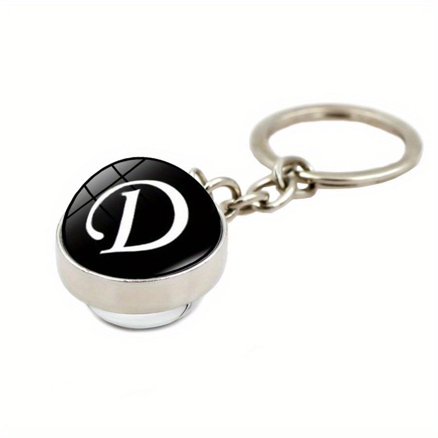 26 английских букв простой стиль металлические начальные шармы подвеска брелок вещи на день Святого Валентина для него друзья любовь набор подарки