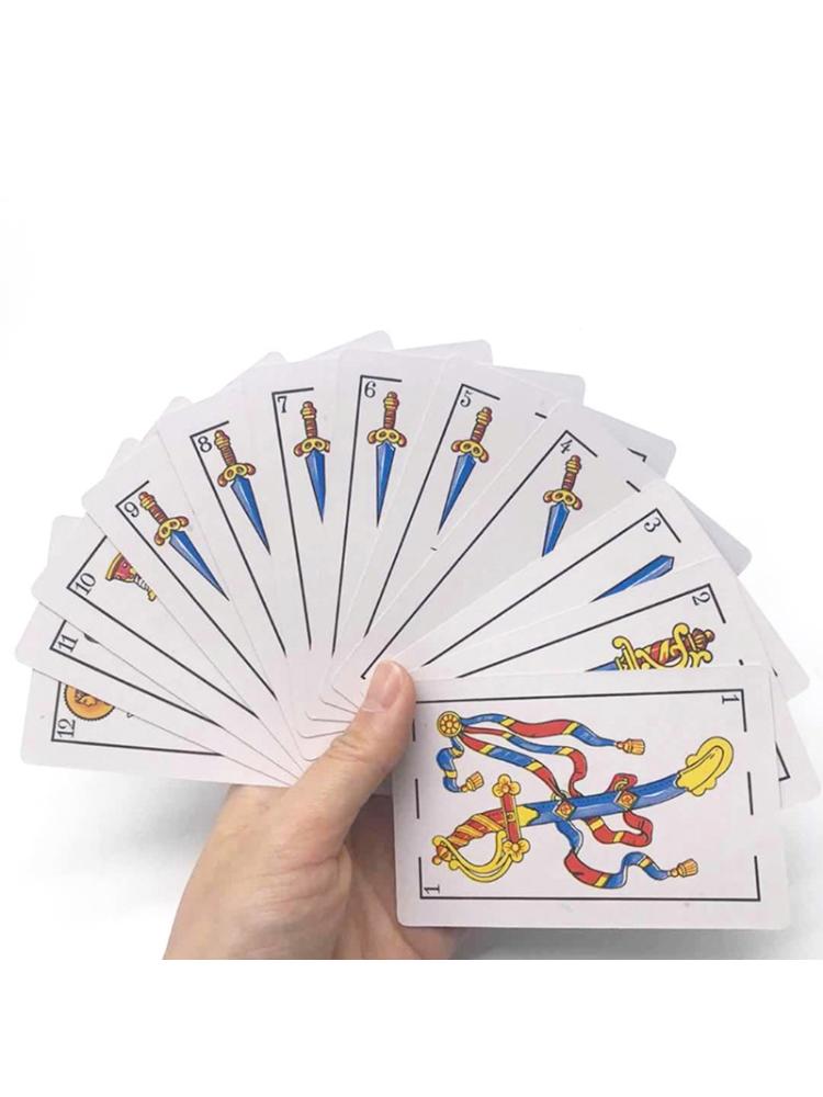 50 Cards Deck Spanish Playing Cards Magic Props Family Party Board Game Poker Cards