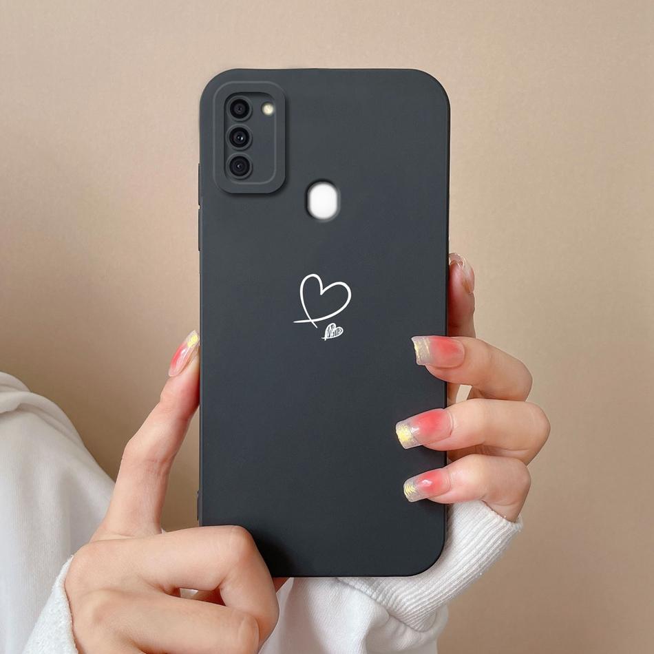 For Samsung A11 Phone Case Cute Butterfly Soft Liquid Silicone Camera Protection Back Cover For Galaxy A 11 Funda Capa Protector