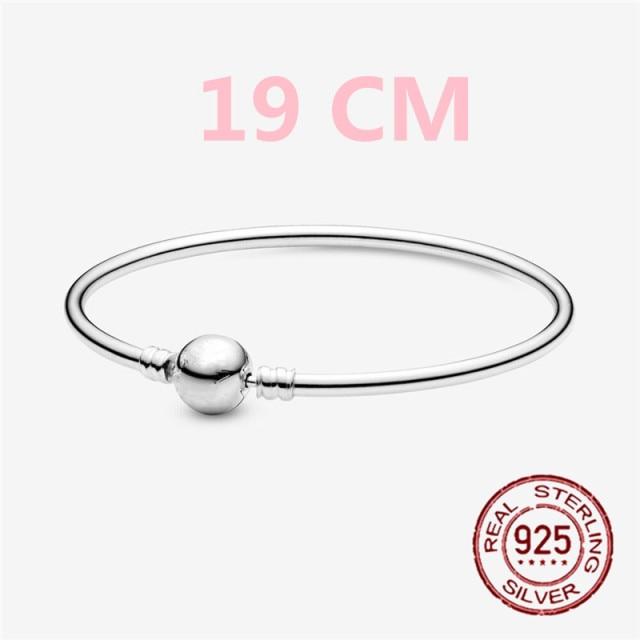 Продажа 925 стерлингового серебра Moments сетчатый браслет змея цепь шарм бусины браслет для женщин мода Diy ювелирные изделия 6 стилей