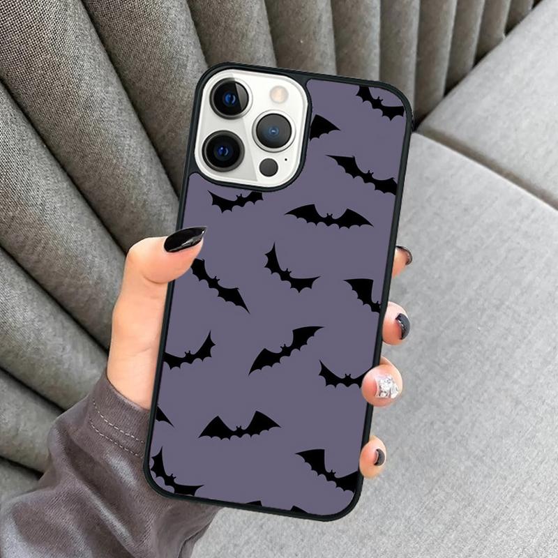 Halloween Bat Phone Case For iPhone 17 Air 16 16e 15 13 14 Pro Max 11 12 Plus 2022 MAX Shell Cover coque