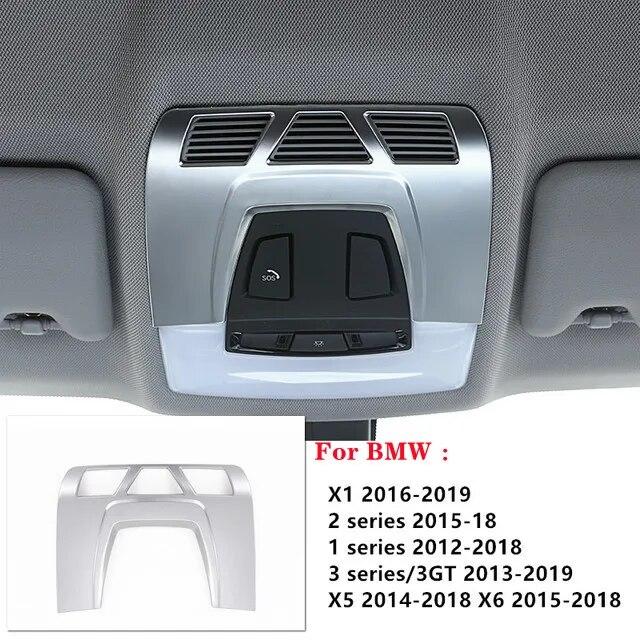 Автомобильная передняя лампа для чтения рамка декоративная крышка наклейка отделка для BMW 1/2/3 серии F20 F45 F30 F34 X5 F15 X6 F16 автомобильные аксессуары