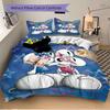 3Pcs Mice Encouragement Poster Bedding Set Quilt Cover Pillowcase Home Christmas Xmas Halloween Gift 1 Duvet Cover 2 Pillowcase M92440