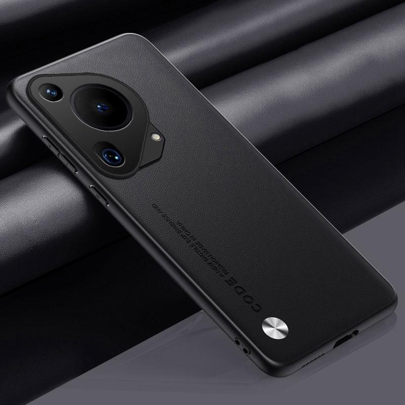 Обычный чехол из искусственной кожи для Huawei Pura 70 Ultra, матовый силиконовый противоударный защитный чехол с мягким краем для телефона Huawei Pura 70 Pro Plus 70pro+