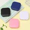 Travel Square Plastic Contact Lens Case Storage Soaking Box Mirror Cover Container Holder