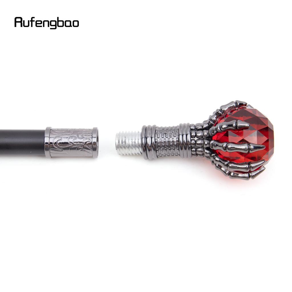 Красный стеклянный шар стимпанк трость модная декоративная трость джентльмен роскошный посох набалдашник трость 93 см