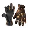 Waterproof Winter Gloves Warm Outdoor Work Ice Fishing Skiing Portable Three Finger Cut Fishing Gloves