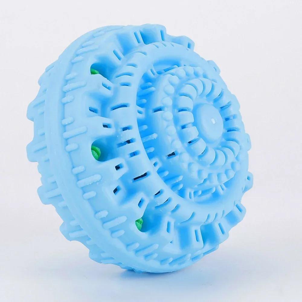 Цветной случайный многоразовый волшебный шарик для стирки, предотвращающий наматывание стиральных средств, анионные молекулы, бытовые чистящие средства