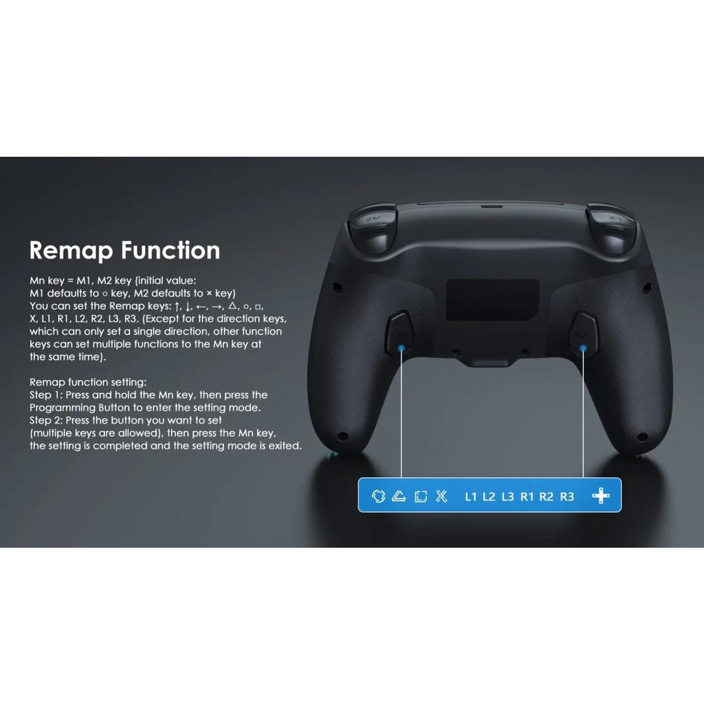 Для PS5 Bluetooth игровой контроллер Холл Джойстик Датчик движения Вибрация Беспроводной контроллер с RGB цветным световым эффектом