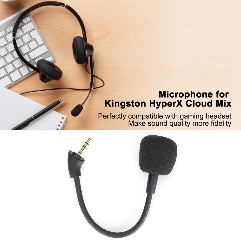 3.5mm Plug Mic Replacement Noise Cancelling Mic for HyperX Cloud Mix for Gaming Headsets