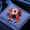 SKEDS Роскошные Броши-Банты со Стразами и Жемчугом для Женщин Изысканные Булавки-Бантики Бижутерия Вечеринка Свадьба Кристальный Корсаж Значки Подарок