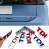 1pc 3D Metal TDI Car Side Fender/Rear Trunk/Car Body/Car Door Emblem Badge Sticker for Passat MK4 MK5 B6 T5 EOS Golf Jetta Decoration Decal