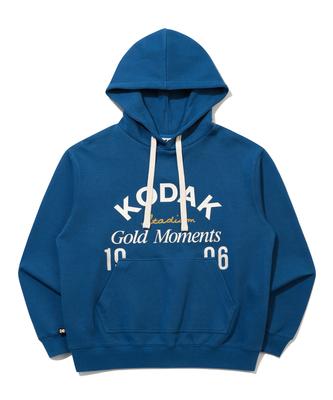 Худи Gold Moment с большим логотипом, синее