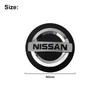  CHUQAZ1 4PCS Anti-Rust Rim Emblem Decals Scratch-Proof Car Wheel Center Cover for Nissan Nismo GTR Altima Qashqai Almera Navara