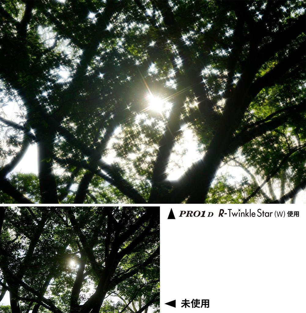 Kenko Cross Filter PRO1D Star 58mm 4 Cross Effect for Night and Light Production 825815 R-Twinkle (W) View, Illumination,