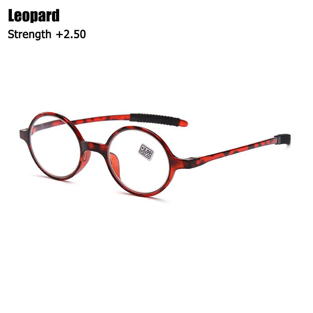Men Vision Care Round Frame Reading Glasses Presbyopic Eyeglasses Ultralight Far Sight Eyewear